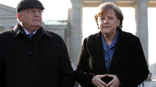 Mihail Gorbačov i Angela Merkel