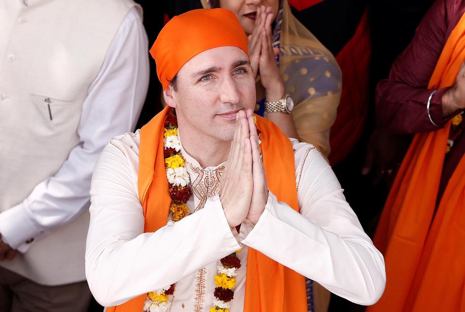 Justin Trudeau tijekom posjete Indiji pretjerao s etno odjećom | Author: ADNAN ABIDI/REUTERS/PIXSELL