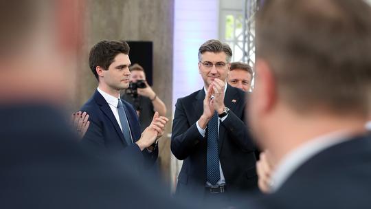 Karlo Ressler i Andrej Plenković