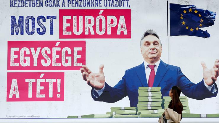 Protuorbanovski plakat u Bruxellesu