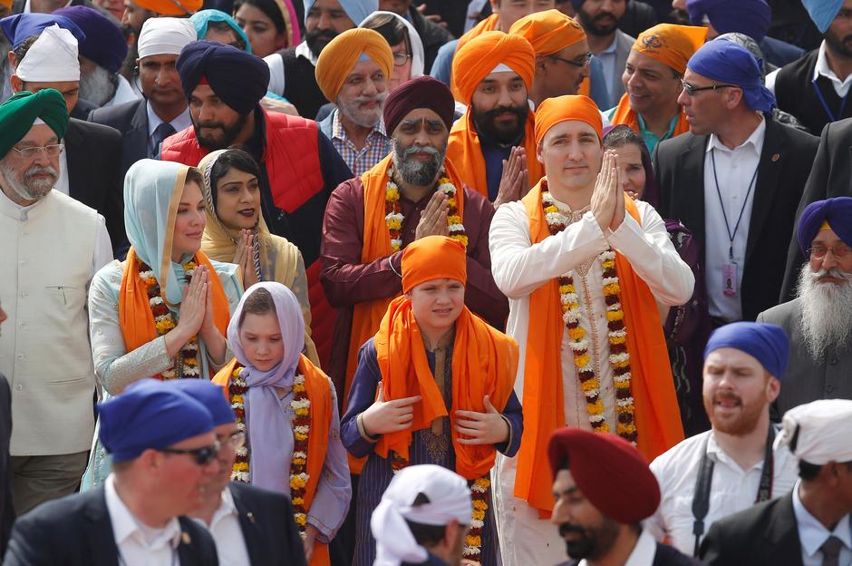 Justin Trudeau tijekom posjete Indiji pretjerao s etno odjećom | Author: ADNAN ABIDI/REUTERS/PIXSELL