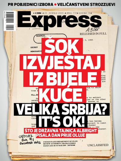 Šok izvještaj iz Bijele kuće: Velika Srbija? It's OK!