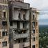 Aftermath of a Ukrainian drone attack in Moscow region