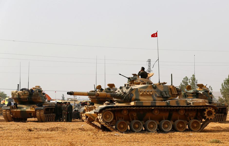 Turski tenkovi u blizini sirijske granice | Author: UMIT BEKTAS/REUTERS/PIXSELL