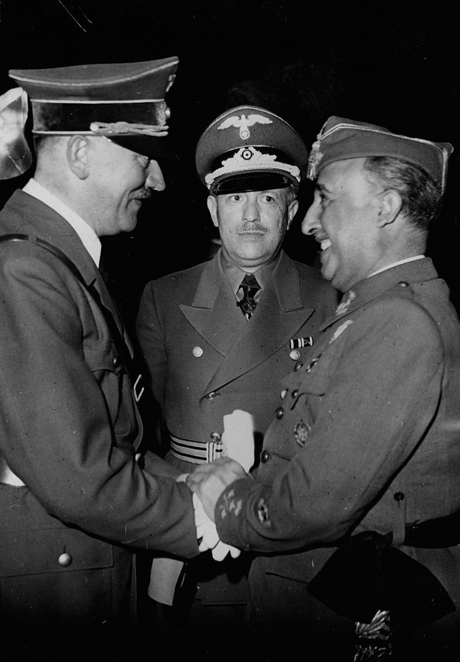 Adolf Hitler i Francisco Franco 1940. godine | Author: Wikimedia Commons
