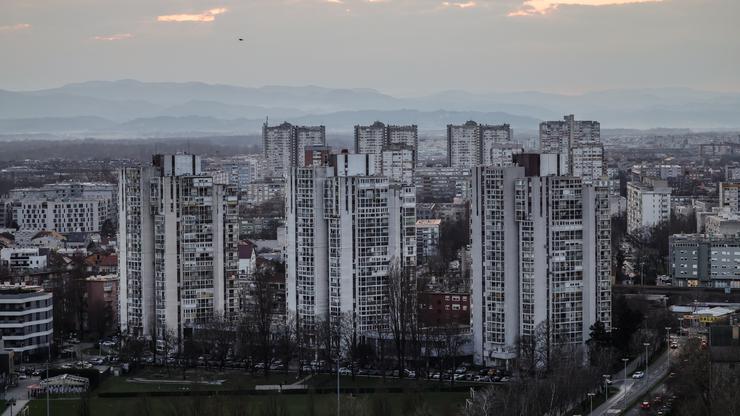Pogled na Novi Zagreb