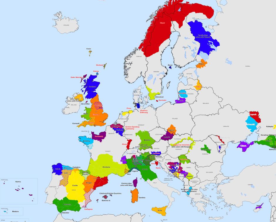 Separatistički pokreti po Europi | Author: Il Qathar( CC BY-SA 3.0