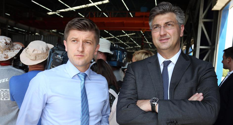 Zdravko Marić i Andrej Plenković