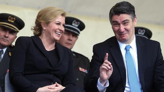 Kolinda Grabar Kitarović i Zoran Milanović