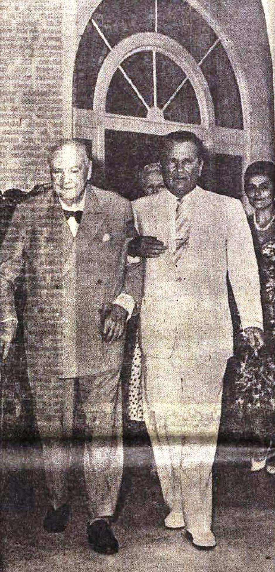 Winston Churchill i Josip Broz Tito, Split 14. srpnja 1960. | Author: public domain