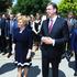 Dalj: Susret predsjednice Kolinde Grabar-Kitarović i premijera Srbije Aleksandra Vučića