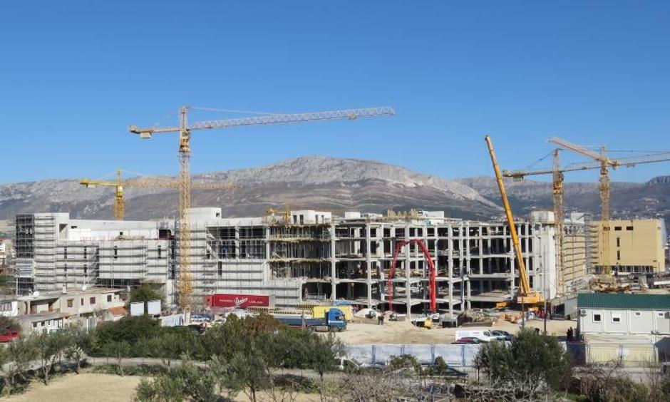 Gradnja trgovačkog centra Mall of Split | Author: Ivo Cagalj (PIXSELL)