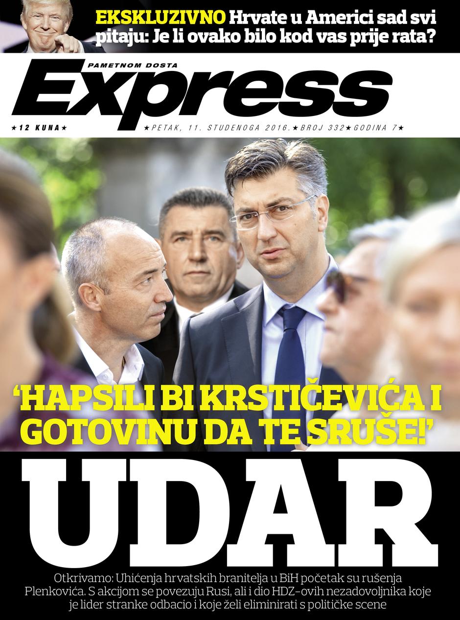 Naslovnica Express | Author: Express.hr