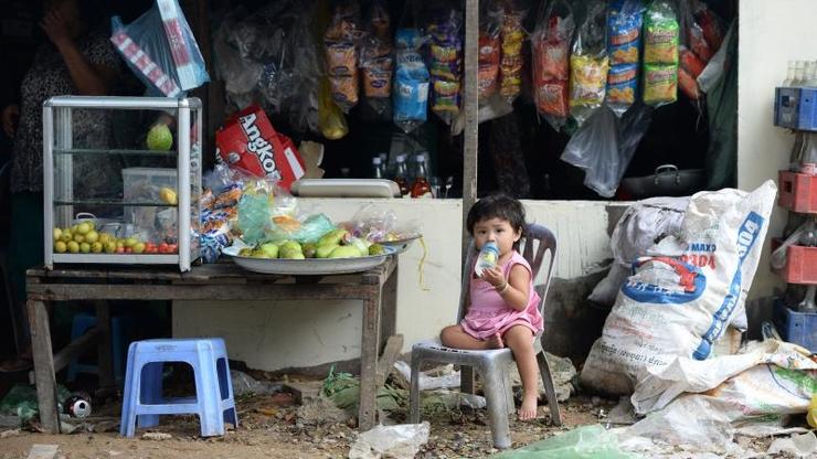 Slum u Kambodži