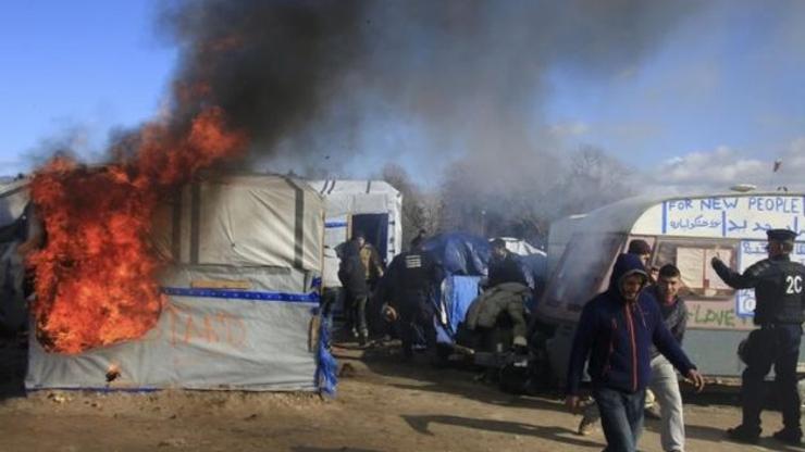 Izbjeglički slum "Džungla" kod Calaisa