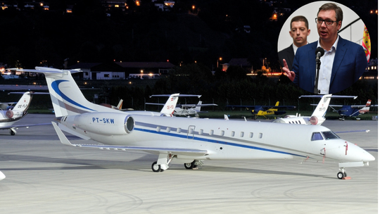 Vucic i avion