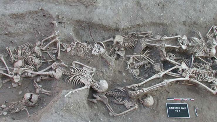 Grob žrtava umrlih od bubonske kuge