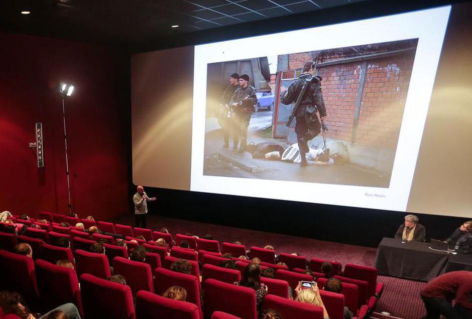 Zagreb: Fotoreporteri Ron Haviv i Christopher Morris održali predavanje o ratnim fotografijama | Author: Marin Tironi/PIXSELL