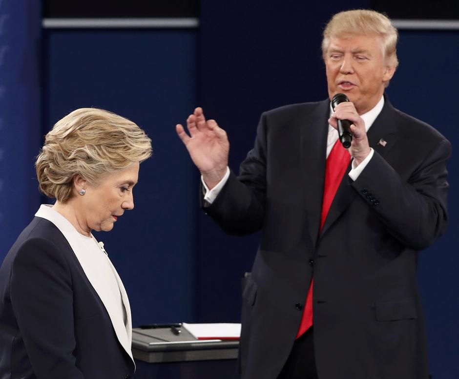 Donald Trump govori tijekom druge predsjedničke debate | Author: REUTERS/Jim Young