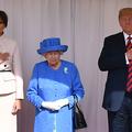 Elizabeta II., Melania i Donald Trump