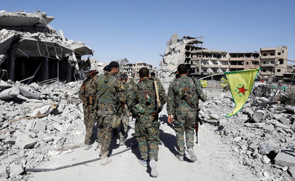 Raqqa, Sirija, nakon što je SDF protjerao ISIL