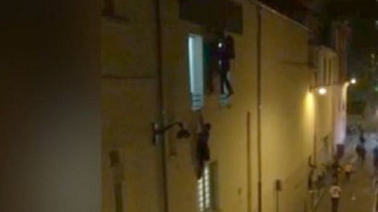 Bijeg taoca kroz prozor dvorane Bataclan