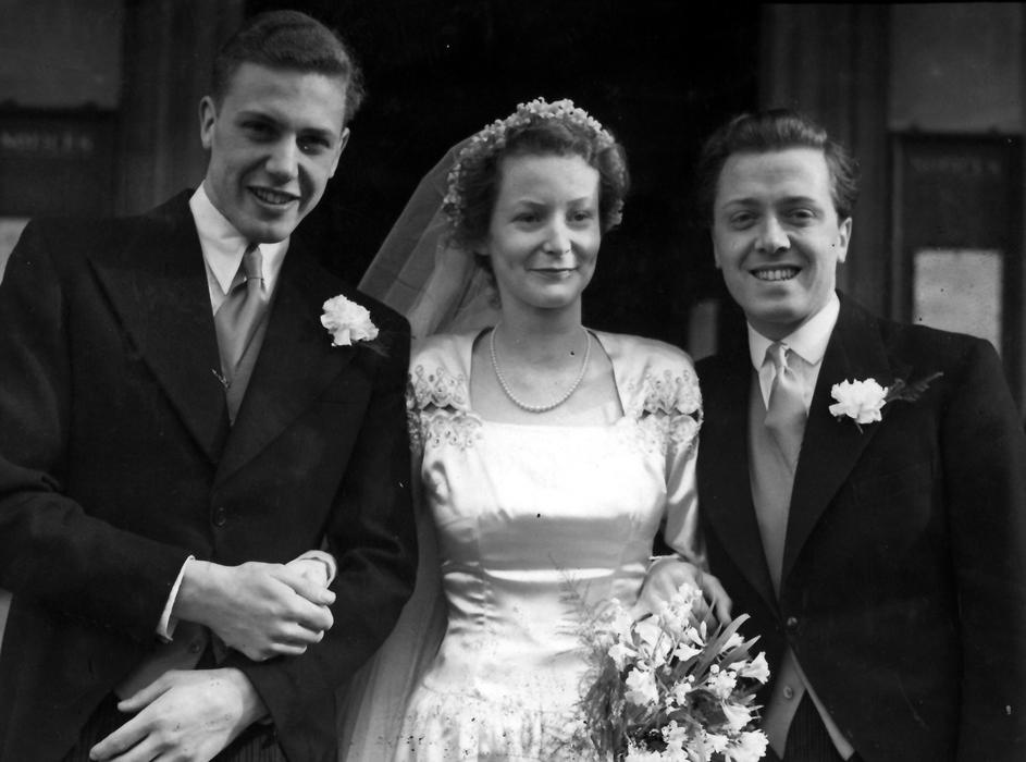 Mr. David Attenborough, younger brother of the film actor Richard Attenborough, married Miss Jane Oriel today at St. Anne's Church, Kew Green.