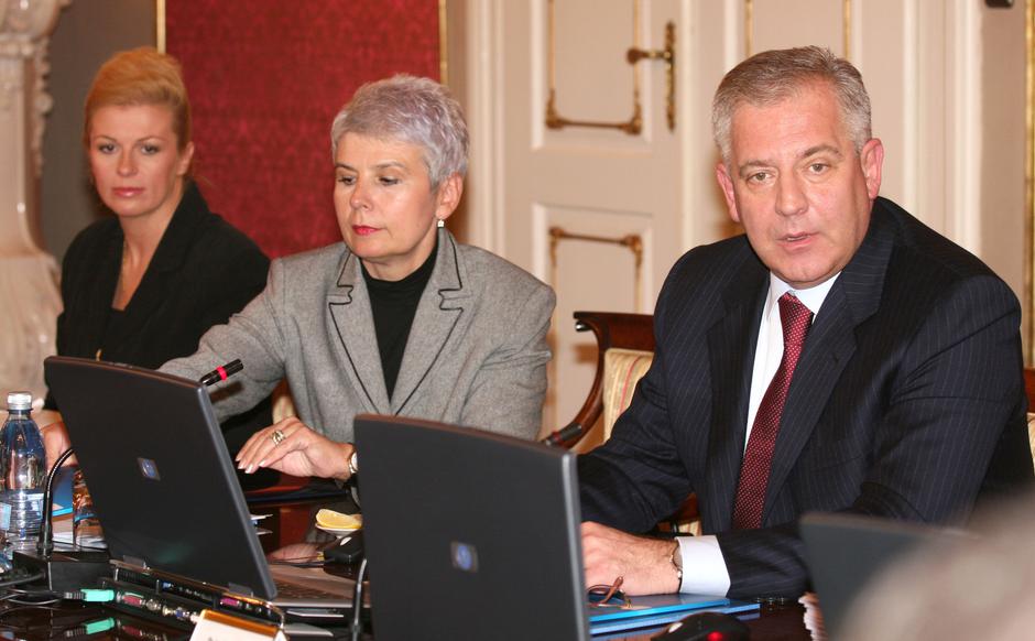 Kolinda Grabar Kitarović, Jadranka Kosor i Ivo Sanader | Author: Dalibor Urukalović (PIXSELL)