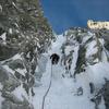 Alpinist na Mont Blancu