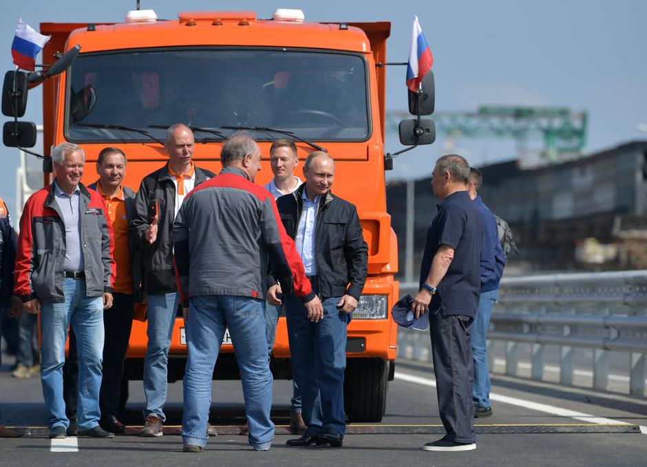 Vladimir Putin na otvaranju mosta do Krima | Author: SPUTNIK/REUTERS/PIXSELL