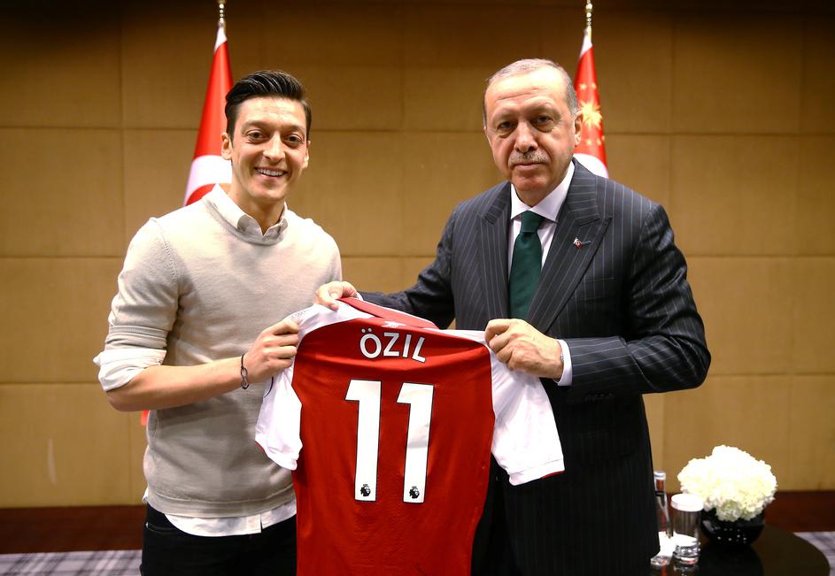 Mesut Özil i Recep Tayyip Erdoğan