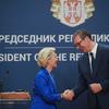 Beograd: Aleksandar Vučić i  Ursula von der Leyen dali su izjave nakon sastanka 
