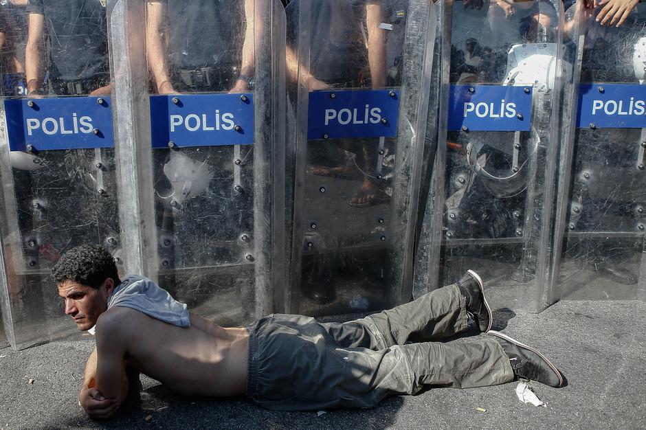 Emigranti u sukobu s policijom na tursko-bugarskoj granici | Author: Halit Onur Sandal/Depo Photos/ABACAPRESS.COMDepo Photos/PIXSELL