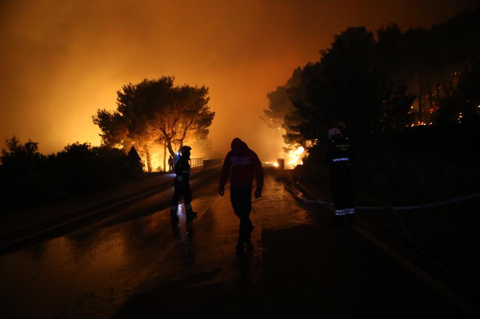 Požar u Tučepima