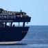The cruise ship MV Hondius, affected by a hantavirus outbreak, at the port of Granadilla de Abona, Tenerife