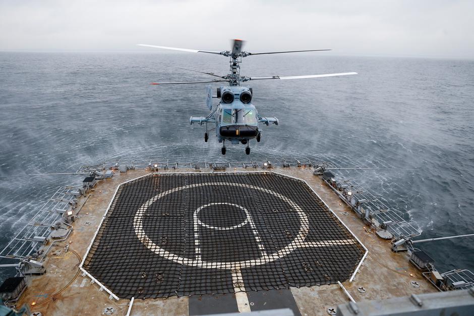 Russian Navy tests Ivan Gren large landing ship in Baltic Sea | Author: Profimedia