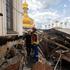 Russian drone and missile strike in Kyiv