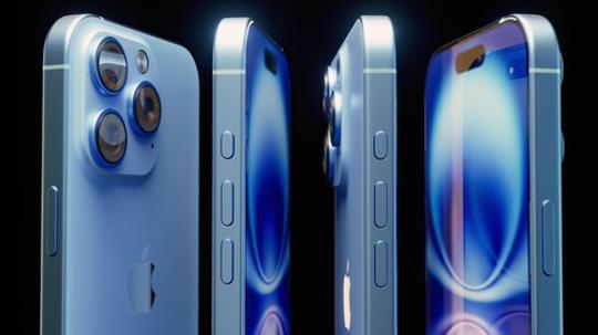 High-quality rendering of close-up on iPhone 16