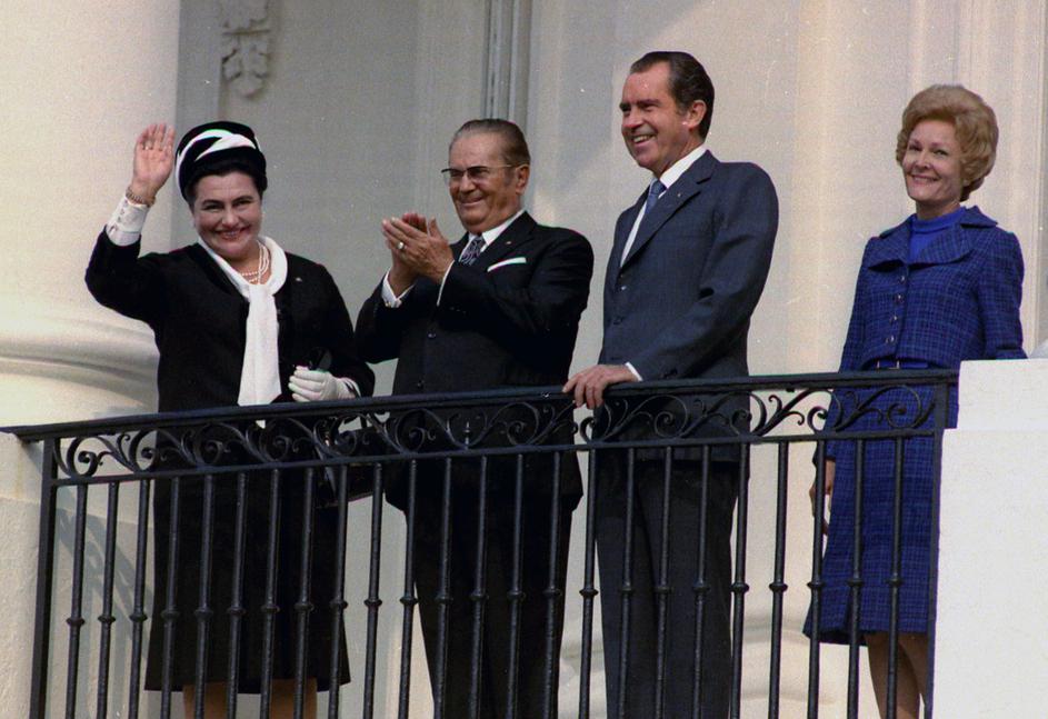 Josip Broz Tito i Richard Nixon u Zagrebu 1971.