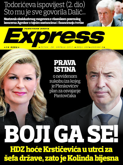 Kolinda se boji Krstičevića,HDZ ga želi za predsjednika