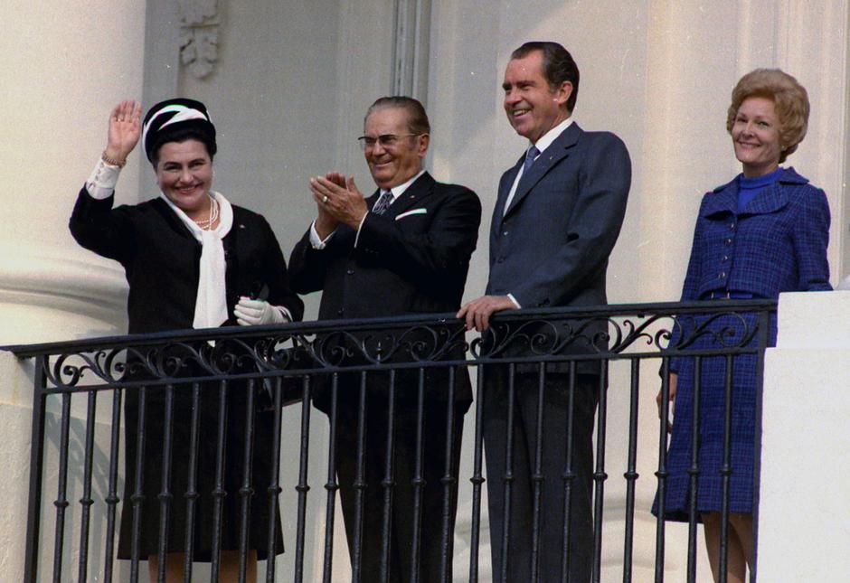 Josip Broz Tito i Richard Nixon u Zagrebu 1971. | Author: public domain