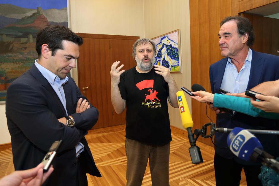 Alexis Tsipras, Slavoj Žižek i Oliver Stone | Author: Davor Puklavec/PIXSELL