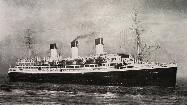 Cap Arcona, njemački brod