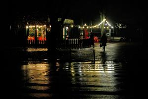 Kyiv during power cut, Ukraine - 07 Dec 2024