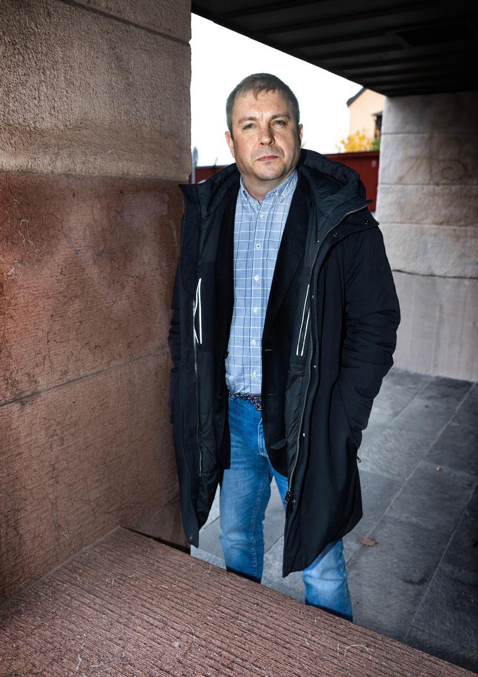 Stockholm, Sweden. 31st Oct, 2025. Sergei Lebedev, Russian exiled writer, photographed in Stockholm, Sweden, on October 31, 2025.Photo: Claudio Bresciani/TT/Code 10090 This text is auto translated Credit: TT News Agency/Alamy Live News | Author: profimedia