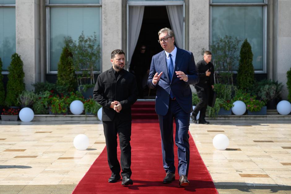 President Wolodymyr Zelenskyy visiting Belgrade / Serbia on 08.08.2026 | Author: Press Service Of The President Of Ukraine