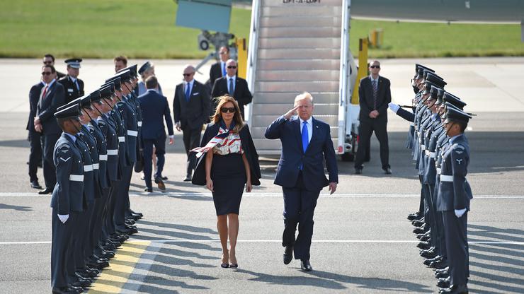 Američki predsjednik Donald Trump stigao u službeni posjet Velikoj Britaniji