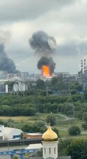 Ukraine hits Moscow refinery in major attack on Russian capital