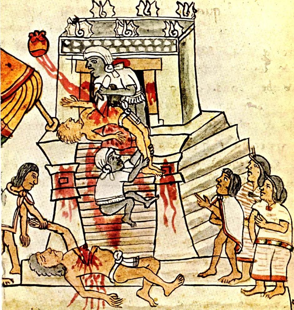 Ilustracije koje prikazuju kulturu Azteka | Author: Wikimedia Commons