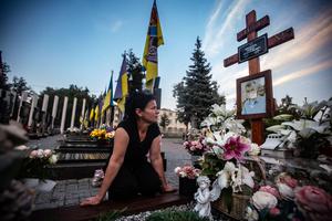 Cemetery In The City Of Sumy For Ukrainian Soldiers Who Fell In The War